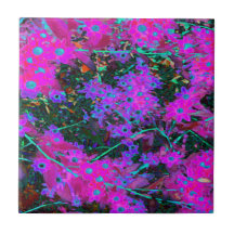 かわいらしホットピンク、マゼンタ、アクアブルー