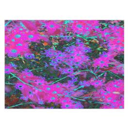 かわいらしホットピンク、マゼンタ、アクアブルー テーブルクロス