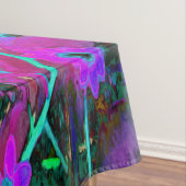 かわいらしホットピンク、マゼンタ、アクアブルー テーブルクロス (インサイチュ)