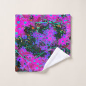 かわいらしホットピンク、マゼンタ、アクアブルー バスタオルセット (ウォッシュタオル)