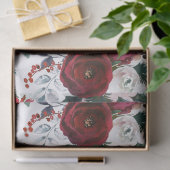 かわいらしホリデーグレナディンレッドミストレトークリスマス 薄葉紙 (ギフト)