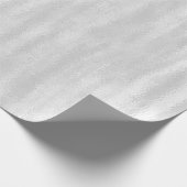 かわいらしホワイトパールストライプのテクスチ結婚ャ ラッピングペーパー (角)