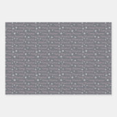 かわいらしミニマルクリスマス ラッピングペーパーシート (正面2)