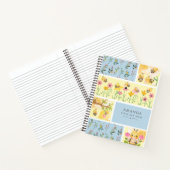 かわいらしモダンエレガントフローラ ノートブック (内部)