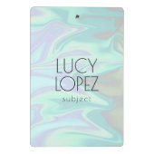 かわいらしモダンスタイリッシュエレガント ミニクリップボード (裏面)