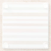 かわいらしモダンストライプ ガラスコースター (裏面)