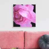 かわいらしモダンピンクシンプルのスタイリッシュフローラ キャンバスプリント (インサイチュ (リビング))