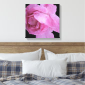 かわいらしモダンピンクシンプルのスタイリッシュフローラ キャンバスプリント (インサイチュ (寝室))