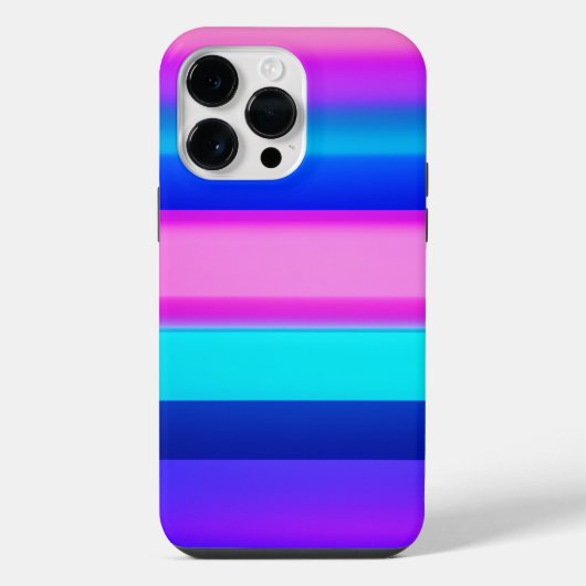 かわいらしモダンフェイク虹色 iPhoneケース (裏面)