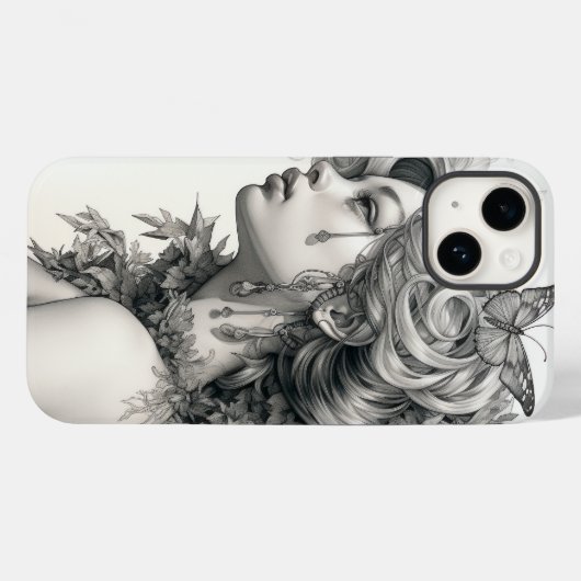 かわいらしモダン贈 Case-Mate iPhoneケース (裏面 (横))