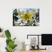 かわいらしユリ ポスター (ホームオフィス)