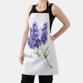 かわいらしラベンダーの花 エプロン (インサイチュ)