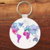 かわいらしリトルウォーターのカラーマップ キーホルダー (正面)