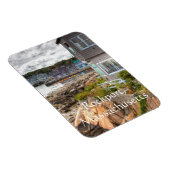 かわいらしリトルビーチハウスロックポート、マサチューセッツ マグネット (右側)