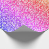 かわいらしレインボーモダンパターン ラッピングペーパー (角)