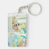 かわいらしレトロサマーデイドライブキーチェーン キーホルダー (裏面)