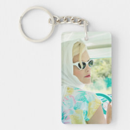 かわいらしレトロサマーデイドライブキーチェーン キーホルダー