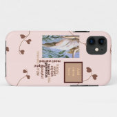 かわいらしヴィンテージアート妖精の花 – 名前のギフトを追加 Case-Mate iPhoneケース (裏面(横))