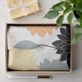 かわいらしヴィンテージインスパイアパステルダリア 薄葉紙 (ギフト)