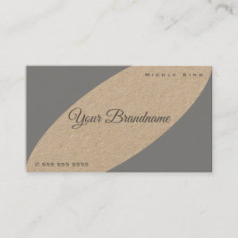 かわいらしヴィンテージグ素朴レーブラウンカラーズカフェ 名刺