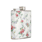 かわいらしヴィンテージコーラルガーリーバラ フラスク (右)