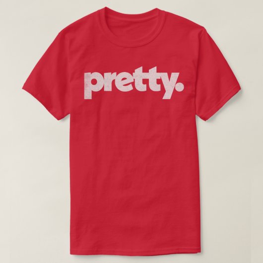 かわいらしヴィンテージスタイル色あせタイポグラフィデザイン Tシャツ (デザイン正面)
