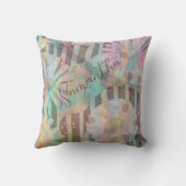 かわいらしヴィンテージデイジー クッション (裏面)