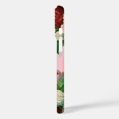 かわいらしヴィンテージピンク赤紫色の花 Case-Mate iPhoneケース (裏面 / 左)