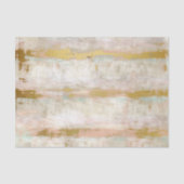 かわいらしヴィンテージ水の色ストライプのアートパターン 薄葉紙 (正面)