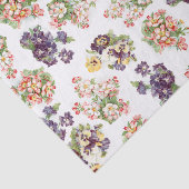 かわいらしヴィンテージ混合花 薄葉紙 (詳細)