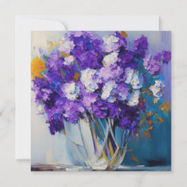 かわいらしヴィンテージ紫の花