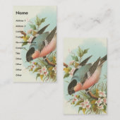 かわいらしヴィンテージ 名刺 (正面/裏面)