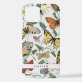 かわいらしヴィンテージ |名前 iPhoneケース (裏面)