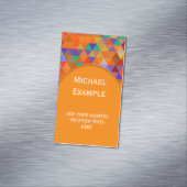 かわいらし三角形パタグランジーンI +あなたのアイディア マグネット名刺 (インサイチュ)