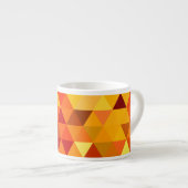 かわいらし三角形パターンI +アイディア エスプレッソカップ (正面右)