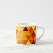 かわいらし三角形パターンI +アイディア エスプレッソカップ (右)