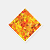 かわいらし三角形パターンI +アイディア スタンダードカクテルナプキン (角)