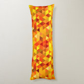 かわいらし三角形パターンI +アイディア ボディピロー (裏面 (縦))