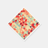 かわいらし三角形パターンII +アイディア スタンダードカクテルナプキン (角)