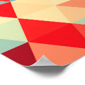 かわいらし三角形パターンII +アイディア ポスター (角)