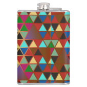 かわいらし三角形パターンIII +アイディア フラスク (裏面)