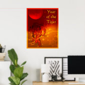 かわいらし中国の年表 ポスター (ホームオフィス)