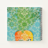 かわいらし人参ビーガンベジタリアン料理本レシピ ノートブック (裏面)