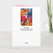 かわいらし人形 シーズンカード (裏面)