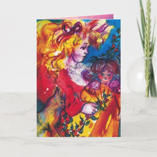 かわいらし人形 シーズンカード (正面)