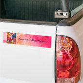 かわいらし人形 バンパーステッカー (トラック上)