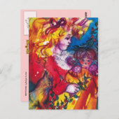 かわいらし人形 ポストカード (正面/裏面)