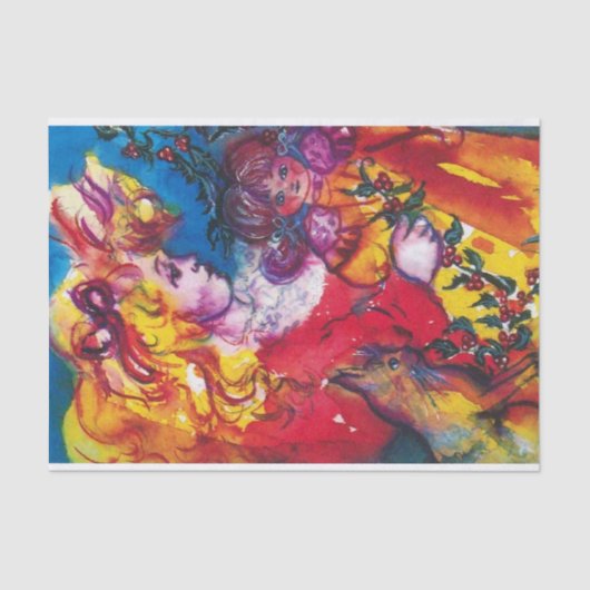 かわいらし人形 薄葉紙 (正面)