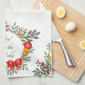 かわいらし休日カスタム枠 キッチンタオル (四つ折り)