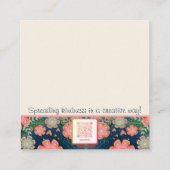 かわいらし信じフローラ スクエア名刺 (裏面)